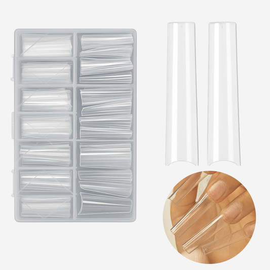 Enchanted 2XL Square Nail Tips – Clear | 500 Pieces